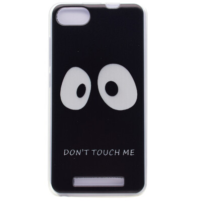

Do not touch me Pattern Soft Thin TPU Rubber Silicone Gel Case Cover for Wiko Lenny 3