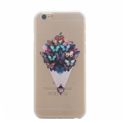 

Butterfly Pattern Soft Thin TPU Rubber Silicone Gel Case Cover for IPHONE 6 Plus/6S Plus