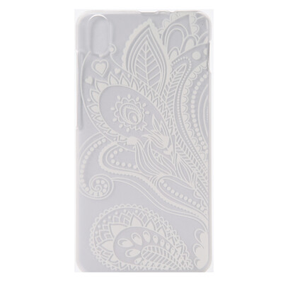 

Morning glory Pattern Soft Thin TPU Rubber Silicone Gel Case Cover for Lenovo S850
