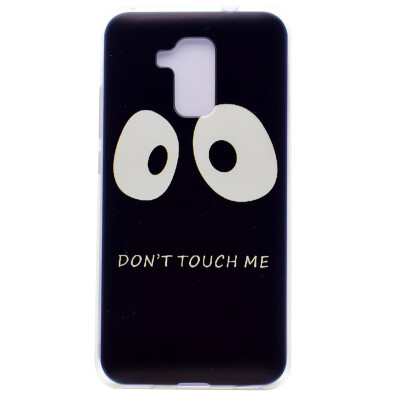 

Do not touch me Pattern Soft Thin TPU Rubber Silicone Gel Case Cover for Huawei Honor 5C