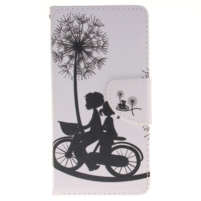 

Bike&Dandelion Design PU Leather Flip Cover Wallet Card Holder Case for HUAWEI P8 Lite