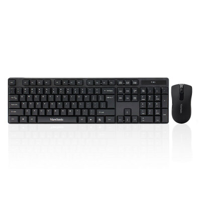 

ViewSonic ViewSonic CW1260 2.4G wireless mouse and keyboard set (black) silent version