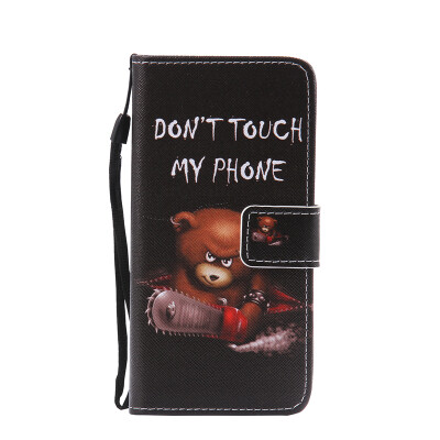 

Black Bear Design PU Leather Flip Cover Wallet Card Holder Case for SAMSUNG A510 A52016