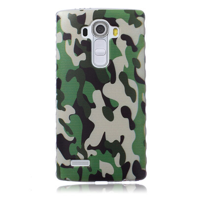 

Camouflage Pattern Soft Thin TPU Rubber Silicone Gel Case Cover for LG G5