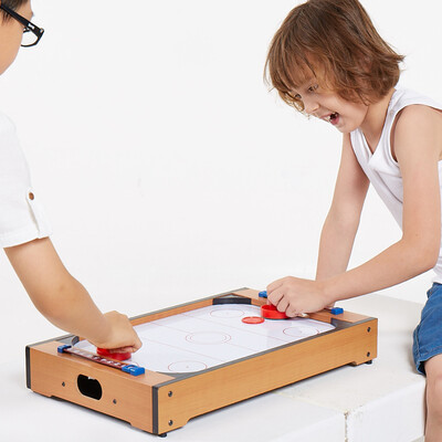 

Crown toys HUANGGUAN wooden competitive game table indoor children&39s ice hockey small children&39s hockey table