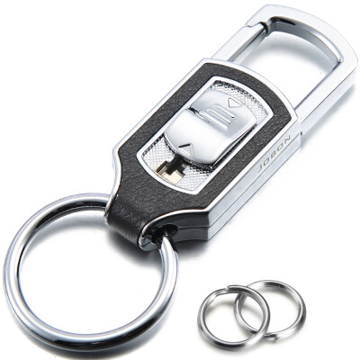 

Jingdong supermarket] JOBON Zhongyin key chain ring car key chain chain mother roller pull spring waist hanging type ZB-071B black nickel