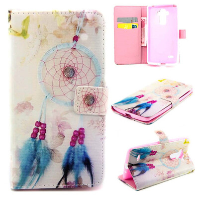 

Plumes&chimes Design PU Leather Flip Cover Wallet Card Holder Case for LG Stylus LS770