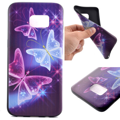 

Star Butterfly Pattern Soft Thin TPU Rubber Silicone Gel Case Cover for Samsung Galaxy S7 Edge