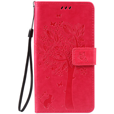 

Rose Tree Design PU Leather Flip Cover Wallet Card Holder Case for Zenfone ZB551KL