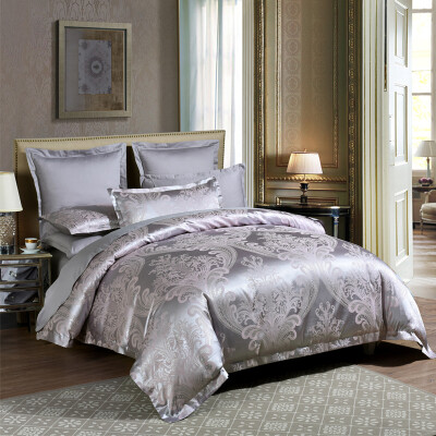 

Somerelle sheets four sets of light luxury jacquard double bedding four sets of 18-meter bed - Luo Ruier 220 240cm