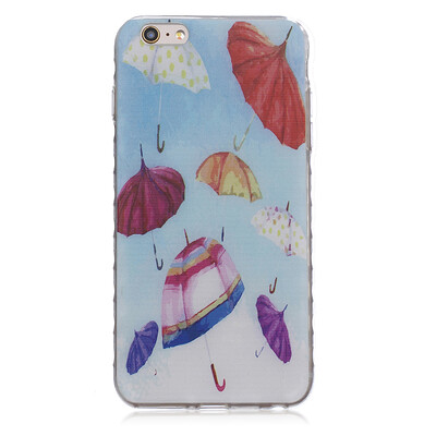 

umbrella Pattern Soft Thin TPU Rubber Silicone Gel Case Cover for IPHONE 6 Plus/6S Plus