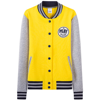 

Semir Ladies Printed Jacket Baseball Skirt Jacket Korean Student 12116080004 Chinese Yellow