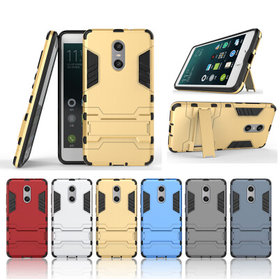 

Gold Slim Robot Armor Kickstand Shockproof Hard Rugged Rubber Back Case For XIAOMI RedMi Pro