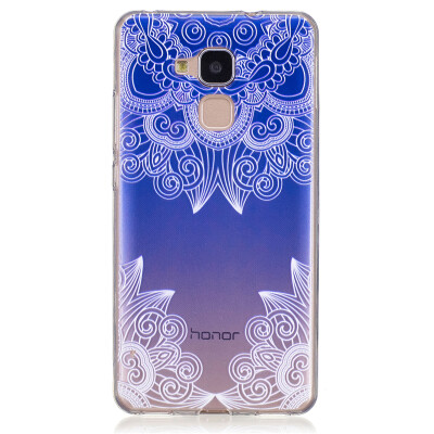 

Purple Butterfly Pattern Soft Thin TPU Rubber Silicone Gel Case Cover for HUAWEI Honor 5C