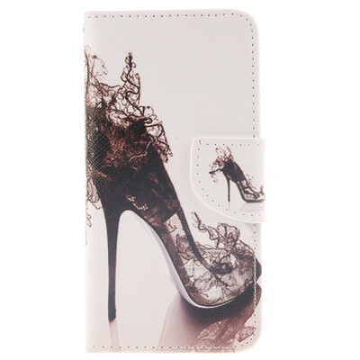 

High heels Design PU Leather Flip Cover Wallet Card Holder Case for IPHONE 66S