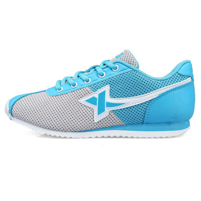 

(XTEP) женское модное удобное дышащее движение сетки Forrest Gump 986218329973 Grey Blue 37