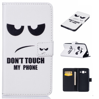 

Eye Design PU Leather Flip Cover Wallet Card Holder Case for SAMSUNG GALAXY J3 J310