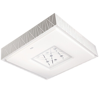 

Jingdong Supermarket Foshan Lighting FSL Ceiling Light LED Square Three-color Dimming Modern Simple Living Room Lamp Bedroom Light 35W Ri Man Xiao Fang 28001