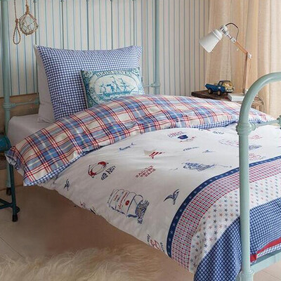 

Dohia cotton bed set/bed kit (duvet cover/fitted sheet/pillow case)