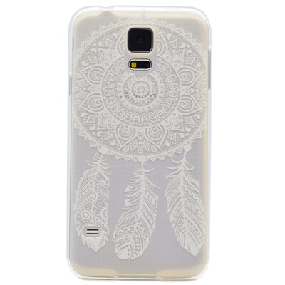 

Dreamcatcher Pattern Soft Thin TPU Rubber Silicone Gel Case Cover for Samsung GALAXY S5