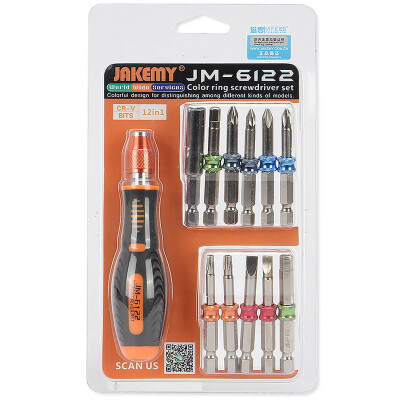 

JAKEMY JM-6122 12-in-1 Color Screwdriver Set