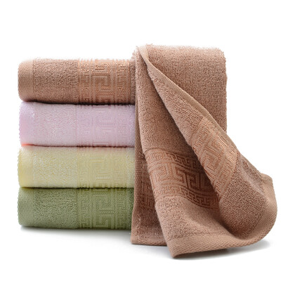 

Bamboo towel towel towel bamboo fiber wash towel bamboo charcoal towel Great Wall satin file brown 115g piece 34 76cm