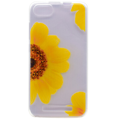 

Sunflower Pattern Soft Thin TPU Rubber Silicone Gel Case Cover for Wiko Lenny 3