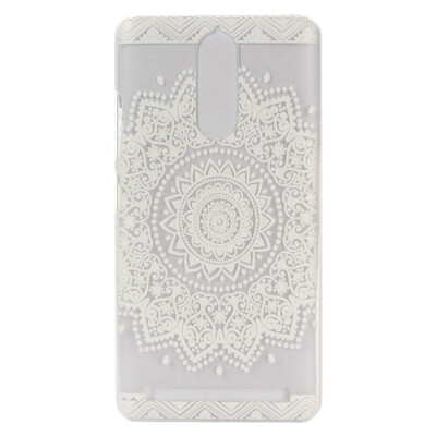 

White Flower Pattern Soft Thin TPU Rubber Silicone Gel Case Cover for Lenovo K5 Note