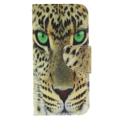 

Yellow tiger Design PU Leather Flip Cover Wallet Card Holder Case for IPHONE 7