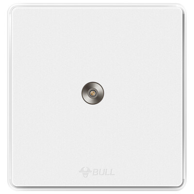 

Bull BULL switch socket G18 series a TV socket 86 type panel G18T103 texture white