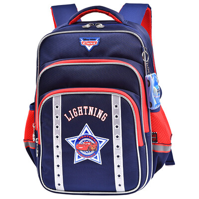 

Disney children bag primary school student schoolbag male students low grade 1 - 3 grade reduction of the car mobilization shoulder bag 1 - 3 grade RB0085B possession of green