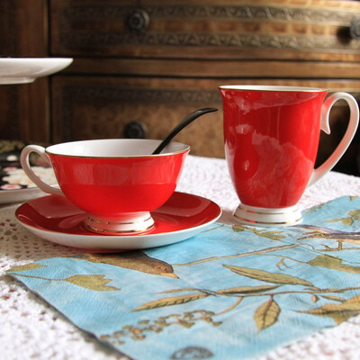 

Dior Lily Royal Cup Кофейная кружка Set Roman Red 3 Pack