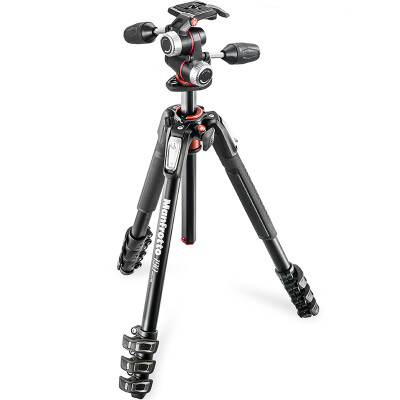 

Manfrotto MK190XPRO4-3W 190-дюймовые трехстворчатые штативы трехмерных штативов трехмерных комплектов с трехмерной системой PTZ 90 ° с центральным выступом XPRO