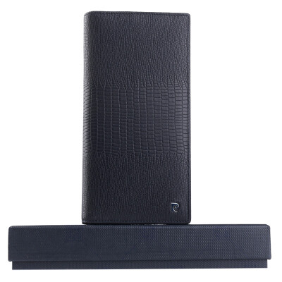 

Pierre Cardin pierrecardin men wallet classic wild cross money wallet crocodile pattern cowhide ticket folder gift box P6A515202-54G blue