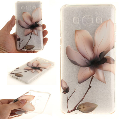 

Magnolia flower Pattern Soft Thin TPU Rubber Silicone Gel Case Cover for Samsung Galaxy J5 2016J510