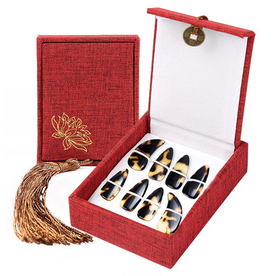 

Acacia LOVEBIRD Guzheng Nail Adult Child Nail Beginner Practice Musical Instrument Accessories Groove Thick 8 pieces XS1032 large