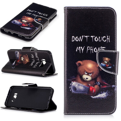 

Bear Design PU Leather Flip Cover Wallet Card Holder Case for SAMSUNG GALAXY S8 Plus/S8 Edge