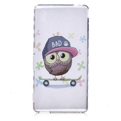 

Owl Pattern Soft Thin TPU Rubber Silicone Gel Case Cover for SONY Xperia M4 Aqua