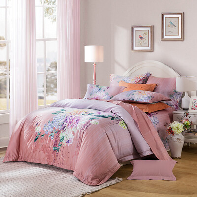 

LUOLAI print cotton bed setbed kit duvet coverbed sheetpillowcase