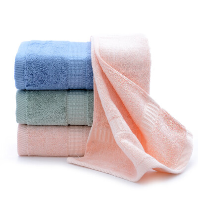 

Bamboo bamboo fiber towel soft absorbent bamboo charcoal face wash towel thick color of the three pieces installed