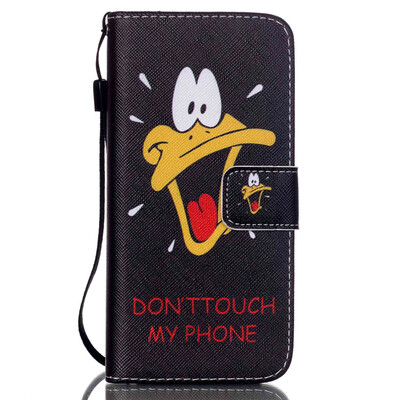 

Saliva Duck Design PU Leather Flip Cover Wallet Card Holder Case for IPHONE 6PLUS