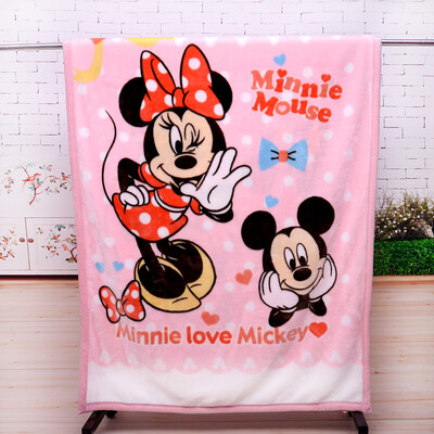 

【Jingdong Supermarket】 Disney baby blanket children's blankets baby blanket gift box QD008 pink 140cm