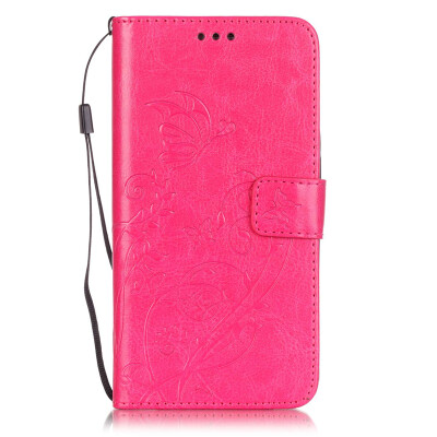 

Rose Flower Design PU Leather Flip Cover Wallet Card Holder Case for SAMSUNG J2