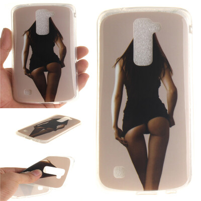 

Sexy Girls Pattern Soft Thin TPU Rubber Silicone Gel Case Cover for LG K10