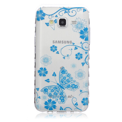 

Blue butterfly Pattern Soft Thin TPU Rubber Silicone Gel Case Cover for SAMSUNG GALAXY J5