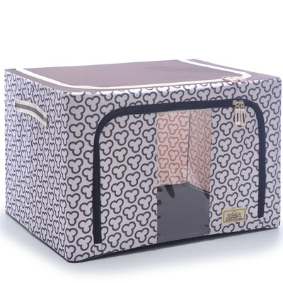 

Space excellent products Oxford cloth storage box clothing storage box 66L koala beige