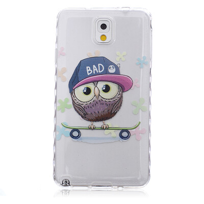 

Owl Pattern Soft Thin TPU Rubber Silicone Gel Case Cover for SAMSUNG GALAXY Note 3