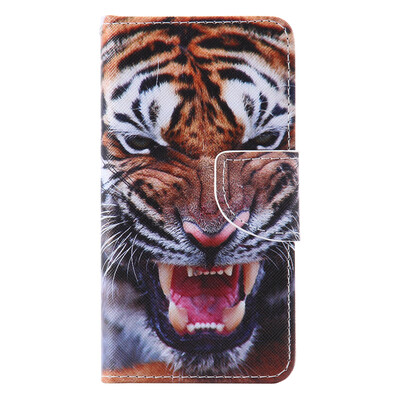 

Tiger Design PU Leather Flip Cover Wallet Card Holder Case for SAMSUNG A310 A32016