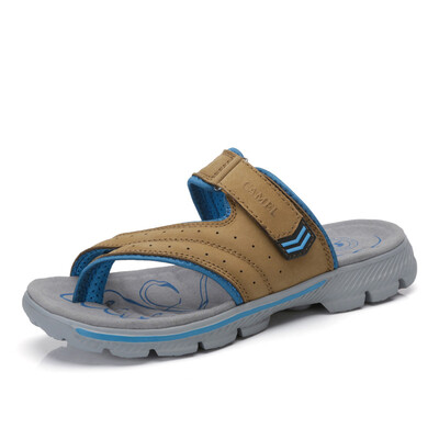 

Camel (CAMEL) leisure soft anti-skid toe men's slippers A722396237 light brown 42