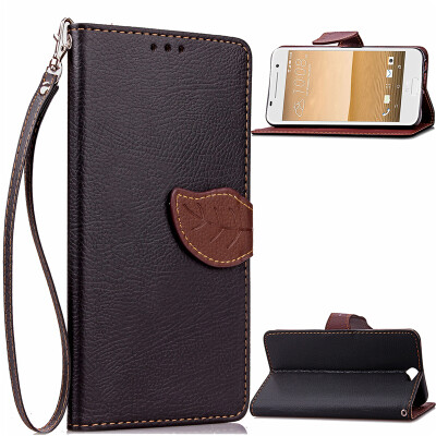 

Black Design PU Leather Flip Cover Wallet Card Holder Case for HTC One A9